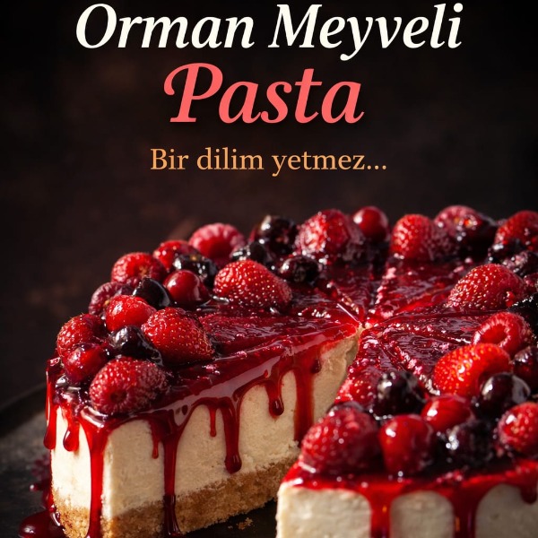 Orman Meyveli Pasta