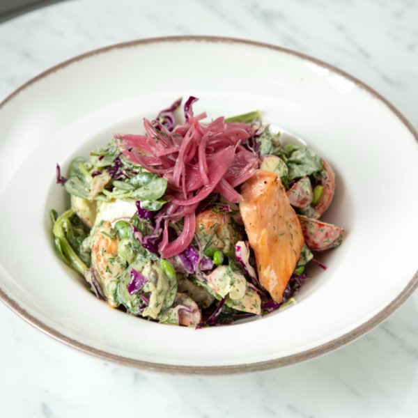 Hardal Soslu Somon Salata